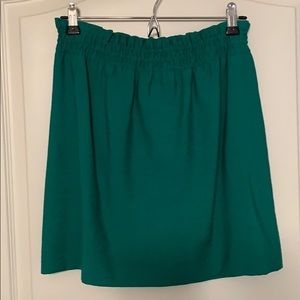 Green J. Crew skirt